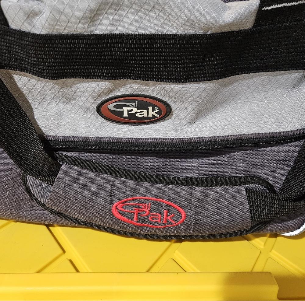 Calpak Large Gray and Black Men's Bag